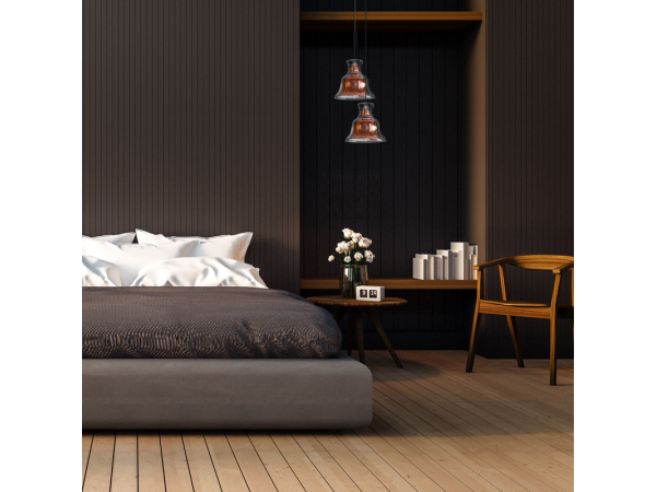 LM SALUTE P BELL CPR LAMPA WISZĄCA MIEDŹ