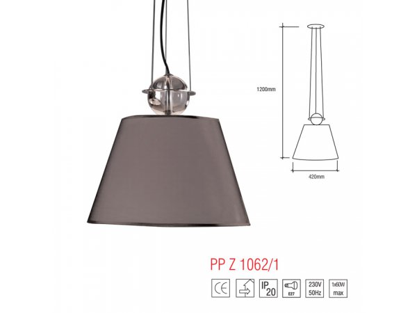 LM Z 1062/1 GREY LAMPA WISZĄCA
