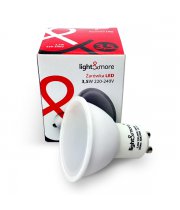 lm żarówka led par16 gu10 230v 3,5w 3000k 300lm = 30w 120 stopni ściemnialna