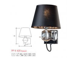 lm k 420/1 black kinkiet