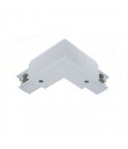 lm łącznik l do szynoprzewodu biały