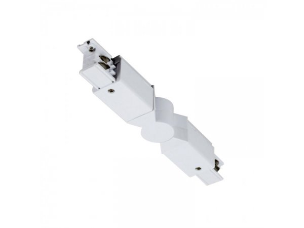 LM ŁĄCZNIK ŁAMANY REGULOWANY DO SZYNOPRZEWODU BIAŁY