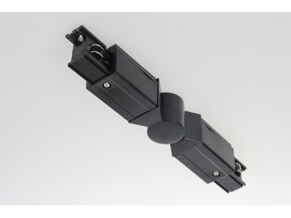 LM ŁĄCZNIK ŁAMANY REGULOWANY DO SZYNOPRZEWODU CZARNY