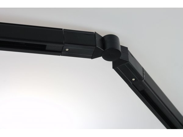 LM ŁĄCZNIK ŁAMANY REGULOWANY DO SZYNOPRZEWODU CZARNY