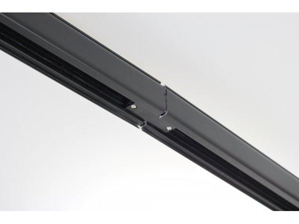 LM ŁĄCZNIK PROSTY DO SZYNOPRZEWODU CZARNY