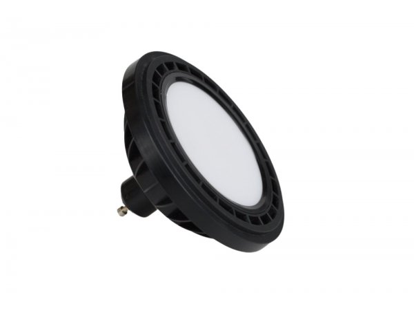 LM Żarówka LED ES111 AR111 QR111 GU10 230V 12W 3000K 750lm=60W 120 stopni BK